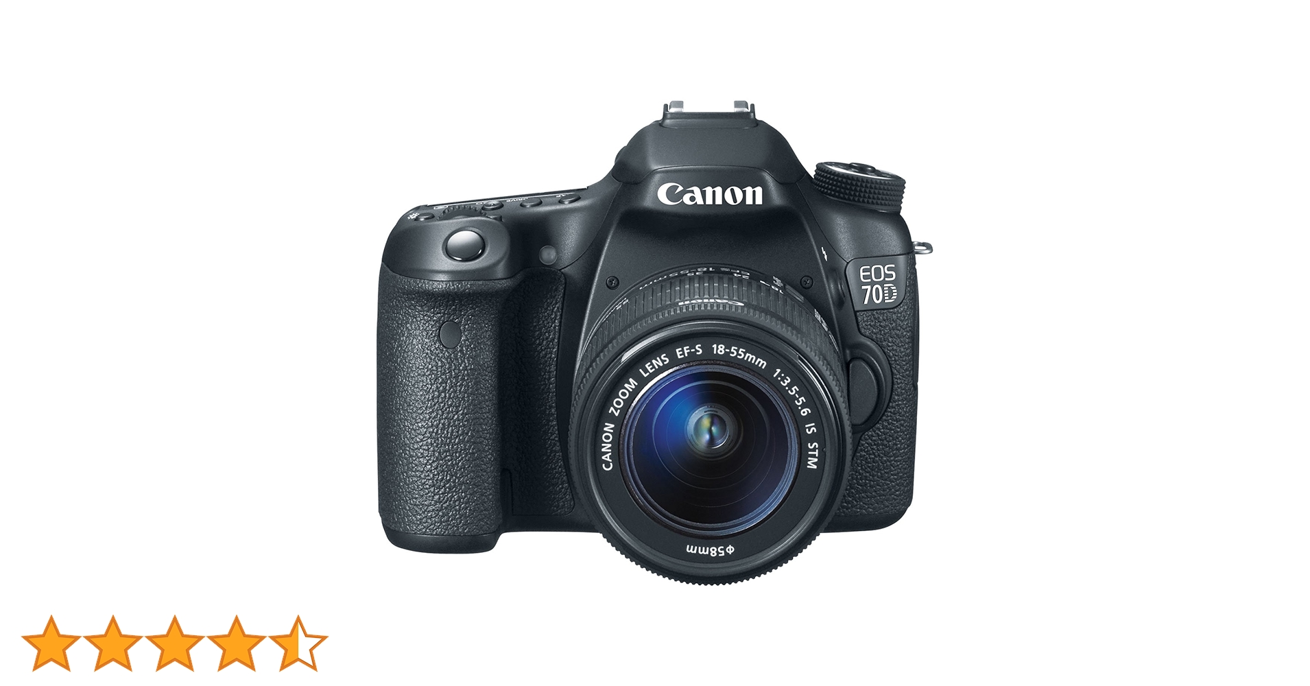 Canon Câmera digital SLR EOS 70D com lente STM de 18-55 mm